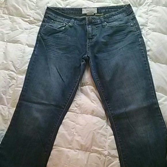 Dark denim jeans