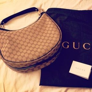 AUTHENTIC GUCCI GG twins medium hobo