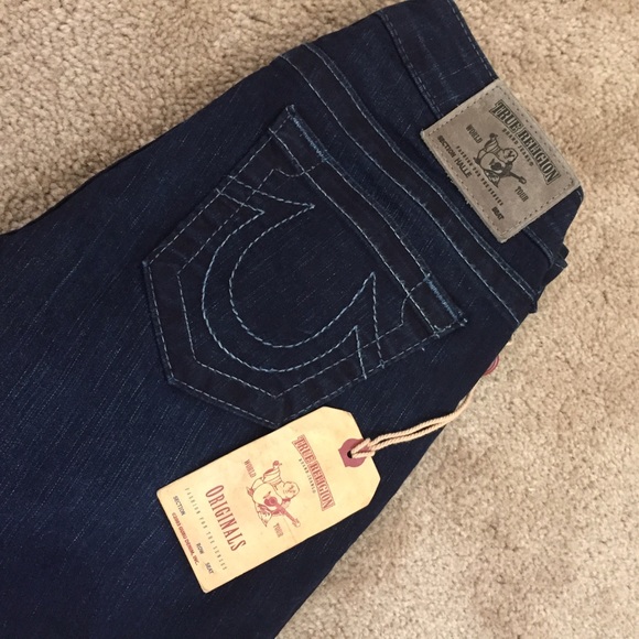 NWT Halle Skinny Dark Wash True Religion Jeans