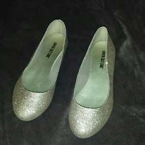 Sparkly Gold Flats