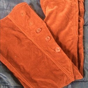 BEBE corduroy bell bottoms size 2