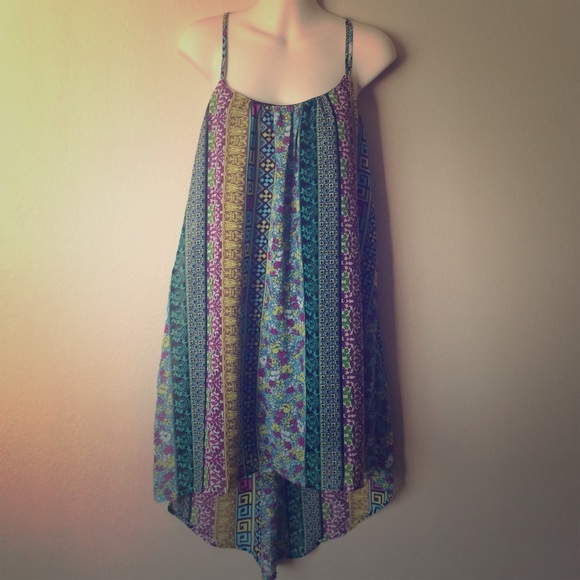 Boho Spaghetti Strap Dress