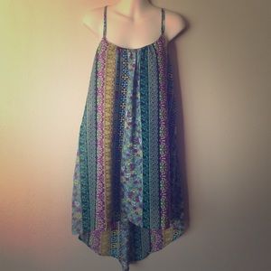 Boho Spaghetti Strap Dress