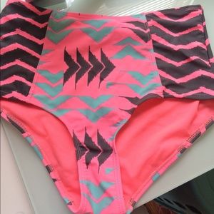 High waist bikini bottom