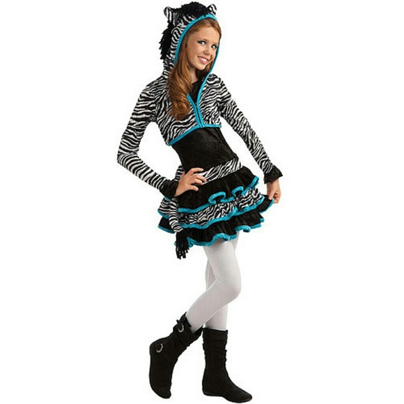 Children. Zebra Halloween costume