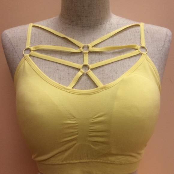 Yellow Sport Bra