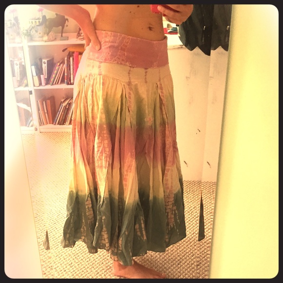 Tie dye skirt