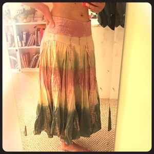 Tie dye skirt