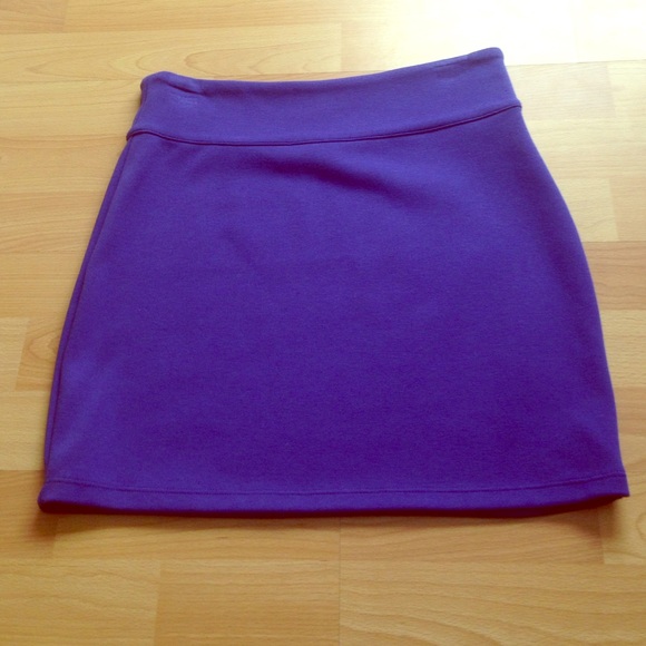 Purple Silence and Noise Skirt