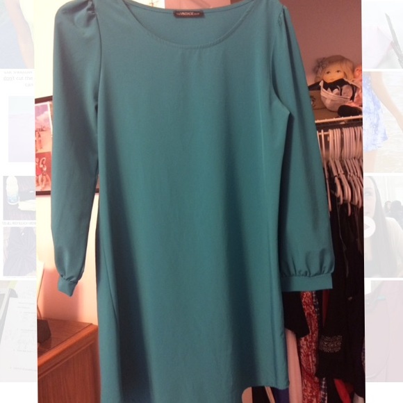 Teal dress