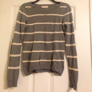 Grey and Cream sweater