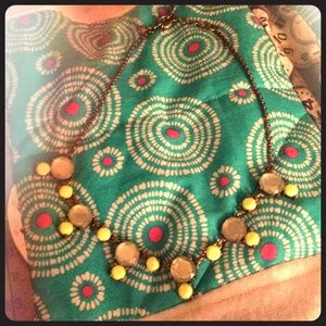 J.Crew Lime Green Necklace