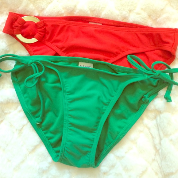 Old Navy bikini bottom lot NWOT