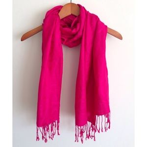 ◯donated◯Fuchsia Pashmina Scarf/Wrap