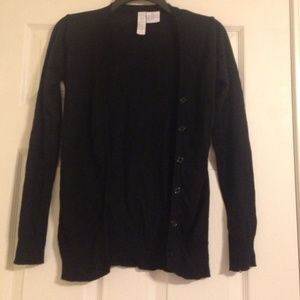 Black cardigan