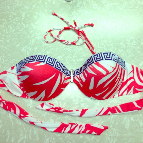 Victoria's Secret push up strapless bathing suit