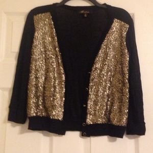 Sequined cardigan
