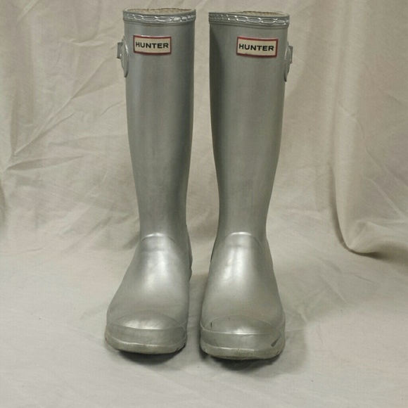 Silver Hunter boots