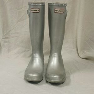 Silver Hunter boots
