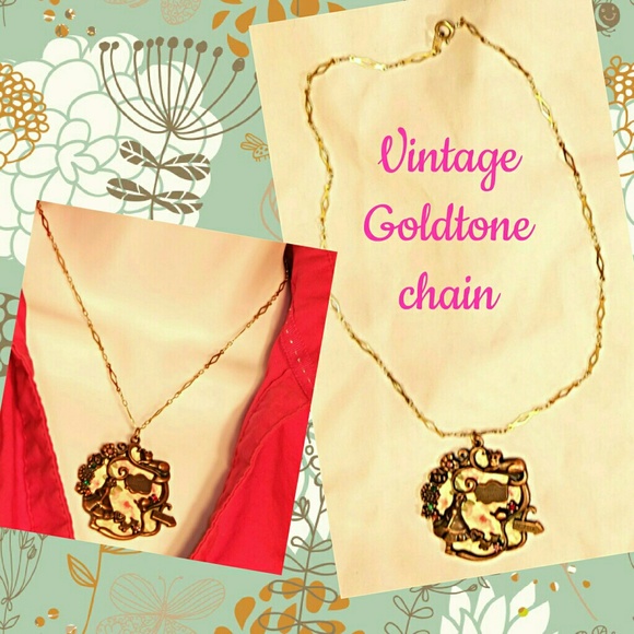 OOAK Vintage Assembled Alice necklace Swarovski - Picture 3 of 6