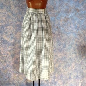 Vintage wrap maxi skirt
