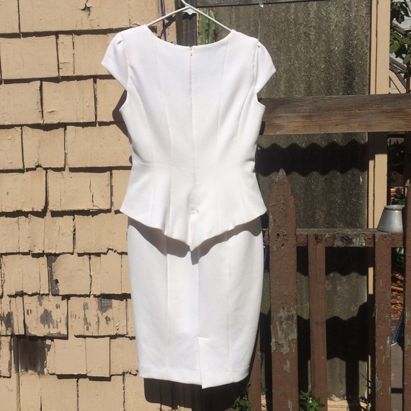 Zara white structured dress - Picture 4 of 4