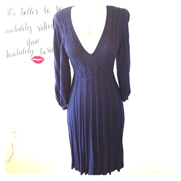 Max Studio Dresses - Cute Navy Max Studio Knit Dress Max Studio Dresses - Cute Navy Max Studio Knit Dress