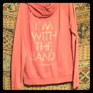 Maroon I'm with the band hoodie