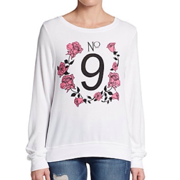 π―SOLDπ―!! WildFox Roses No. 9 Sweatshirt - Picture 2 of 3