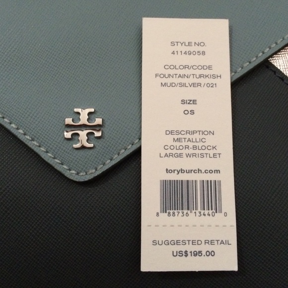 NWT metallic color block large wristlet - Picture 4 of 4