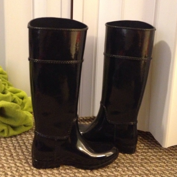💚SOLD💚Michael Kors Stockard Riding Rain Boots - Picture 3 of 4
