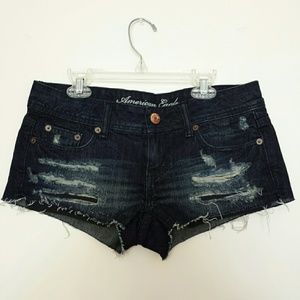 American Eagle Distressed Denim Shorts
