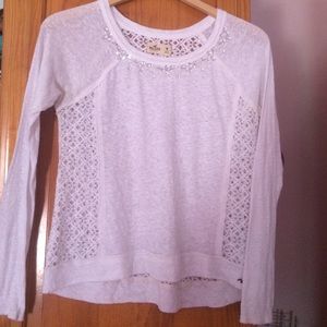 Cute long sleeve white shirt