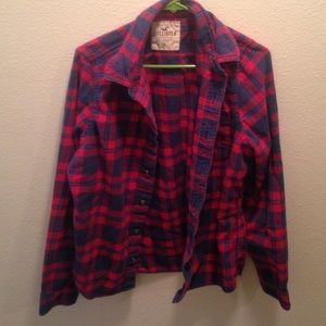 Hollister flannel NWOT
