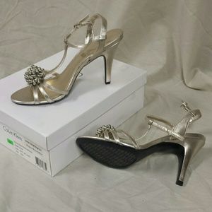 Gold Calvin Klein heels