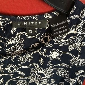 LIMITED A-line DRESS  navy/cream