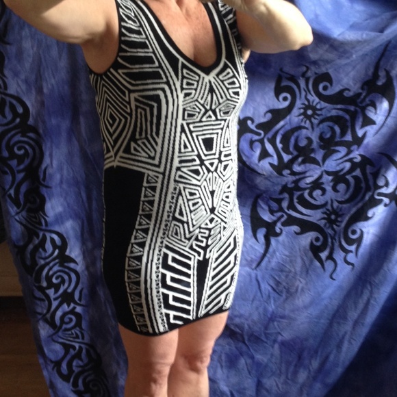 Tribal Print Knit Dress Jealous Tomato