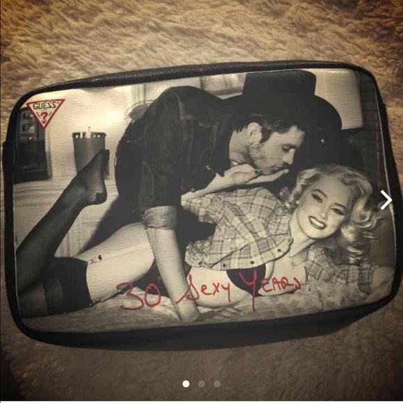 Guess 30th anniversary makeup bag