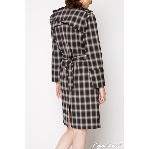 NWT Tartan Print Coat by Line and Dot - Picture 4 of 4