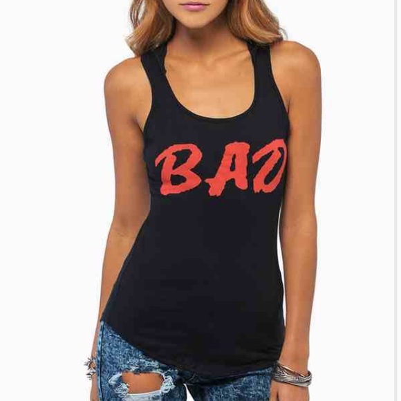 Bad tank with hoodie