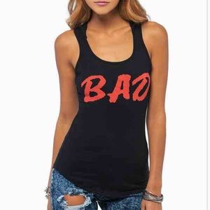 Bad tank with hoodie