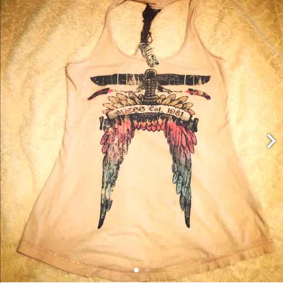 Guess razor back beaded tank