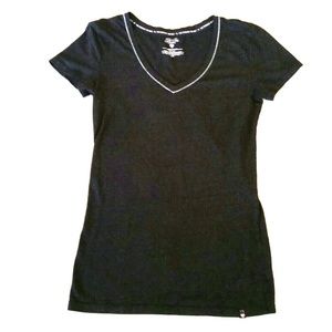 Victoria's Secret Black Burnout Tee