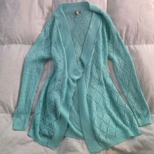 Aqua/mint Kirra sweater from PAC SUN