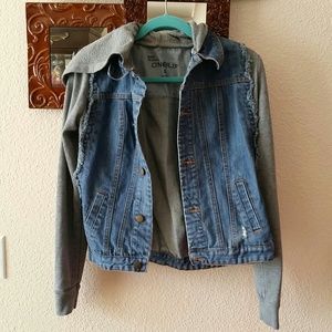 O'Neill hooded denim jacket