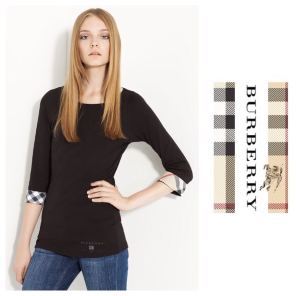 Burberry Brit Check Trim Shirt