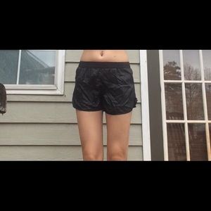 Black trash bag shorts