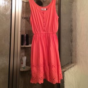Coral/peach sundress