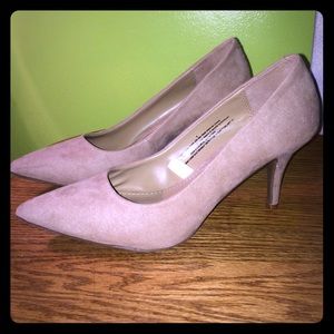 Women's Merona Nude Suede Heel
