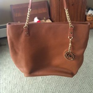 Michael Kors Brown Leather Handbag
